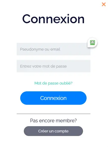 Inicio de sesión de los miembros de BOOMERANG CASINO