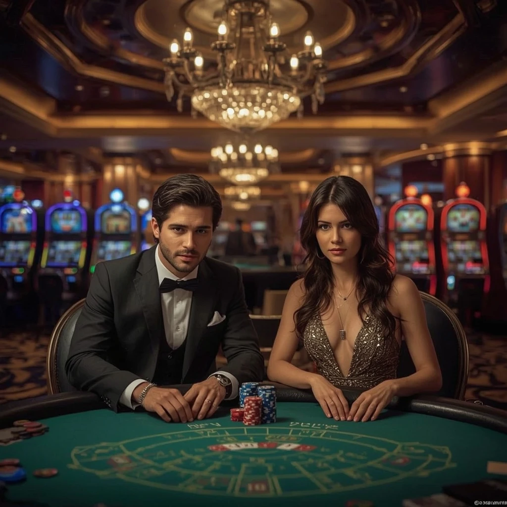 Dos jugadores de póquer en BOOMERANG CASINO